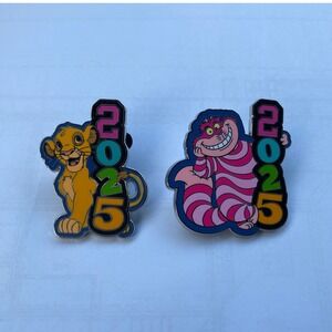 Lot 2 - Disney Mystery Blind‎ Box 2025 - Simba Lion King & Cheshire Cat